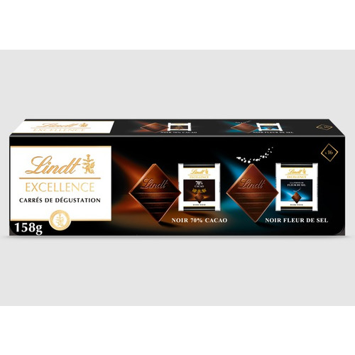 Lindt Excellence Assortiment Carré N°70 sel 158g