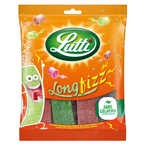 Sachets Long Fizz 100g Lutti