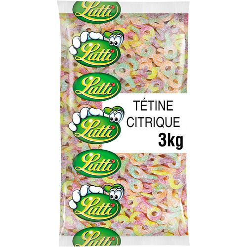 Sac Tétines Acides Lutti 3 kg