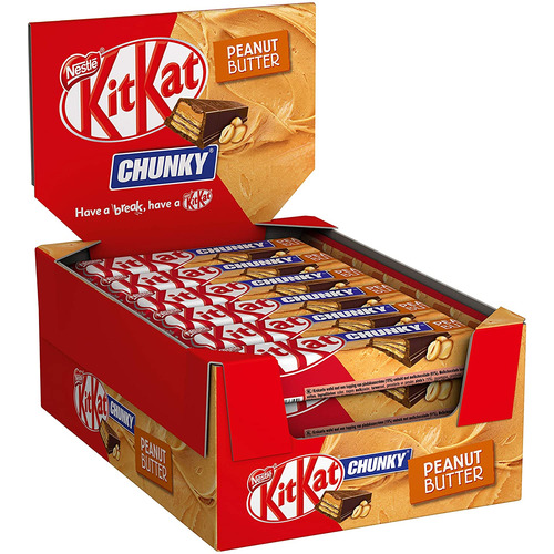 Boîte de 24 KitKat Chunky Peanut Butter