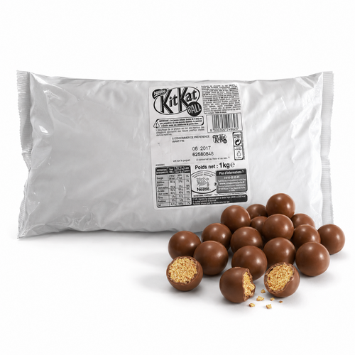 KitKat Ball Nestlé – Billes croustillantes au chocolat au lait – Sachet 1 kg