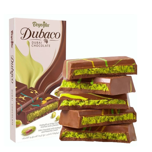 Tablettes de Dubai - Chocolat au lait pistache et knafeh 95gr