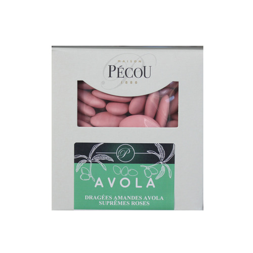 Dragées amandes Avola Suprêmes roses 1 kg Pécou