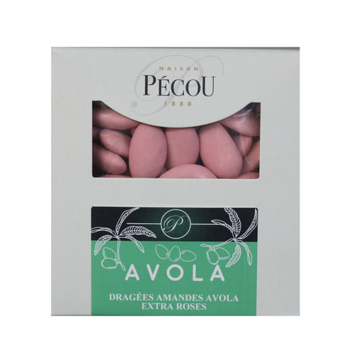 Dragées amandes Avola extra rose 1 kg Pécou