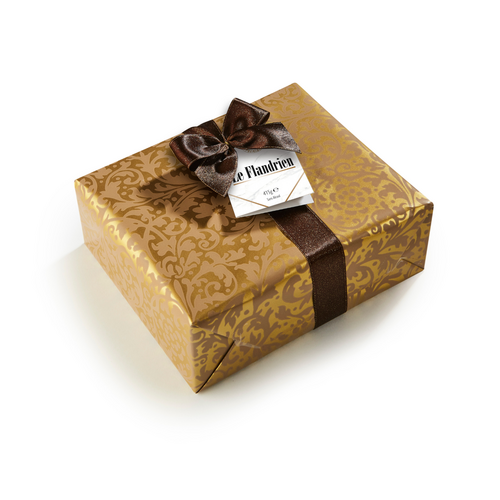 Boîte d'assortiment chocolat noir,lait et blanc Pralibel 415g