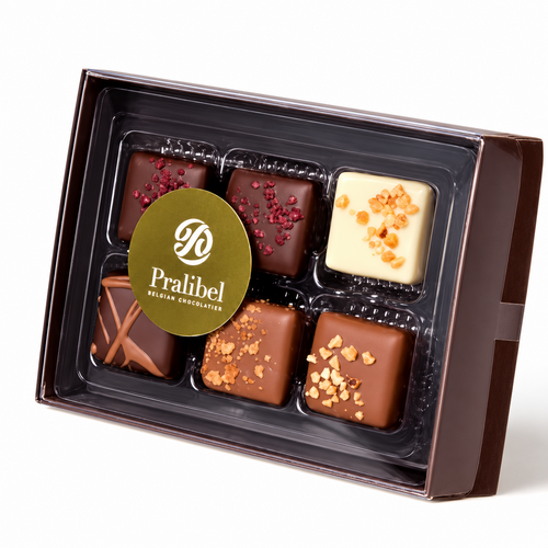 Boîte de 6 mini chocolats 72 g Pralibel