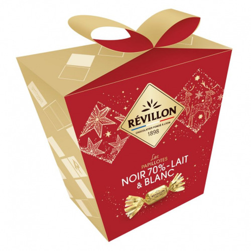 Pochette de papillotes Lait - Blanc & Noir 70% Révillon 300g