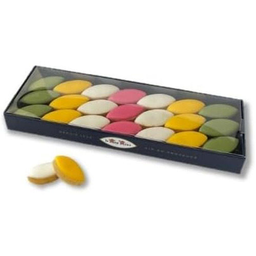 Réglette de 21 petits calissons d'Aix aux fruits Arlequins 125g Roy René