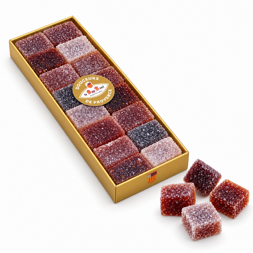 Coffret assortiment de pâtes de fruits,185g, Roy rene