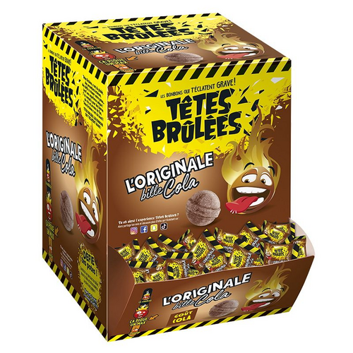 300 pièces de billes piquantes Têtes Brulées goût cola