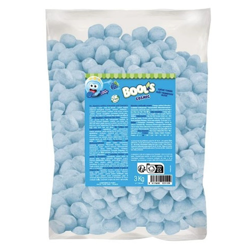 Sac 3kg Cosmic Bool framboise – bonbons gélifiés acidulés en vrac