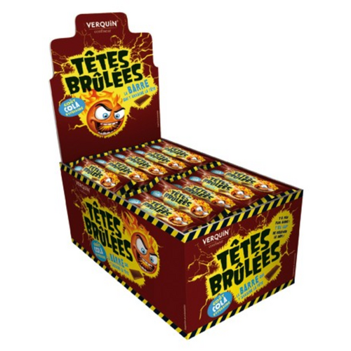 Display de 150 sticks Têtes Brulées goût cola