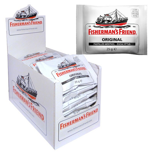 Carton de 24 sachets Fisherman's Friend Blanc 25 g