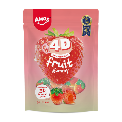 Amos Fruit Fraise 4D 120 g