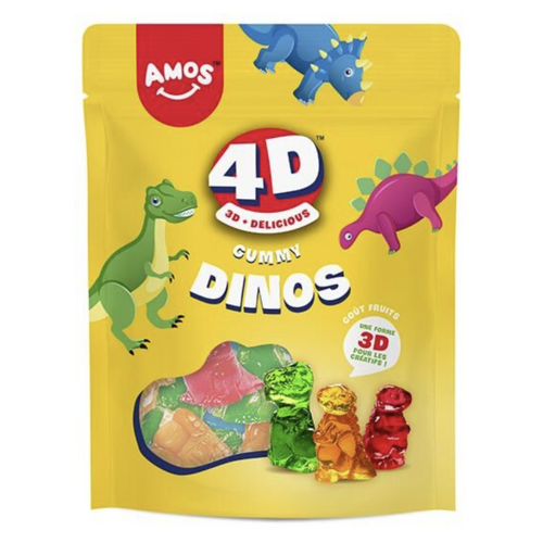 Amos Dino Gummy 4D 140 g