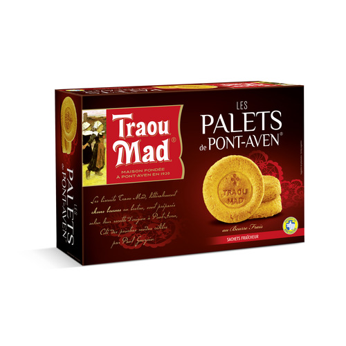 Coffret de 24 palets Pont-Aven 400 g Traou Mad