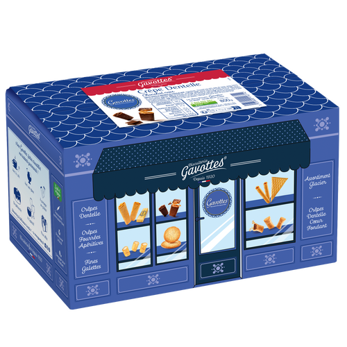 Gavottes – Coffret crêpes dentelle chocolat noir 800 g