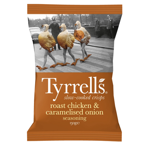 Chips Poulet Rôti et Oignons Caramélisés 150g, Tyrrells