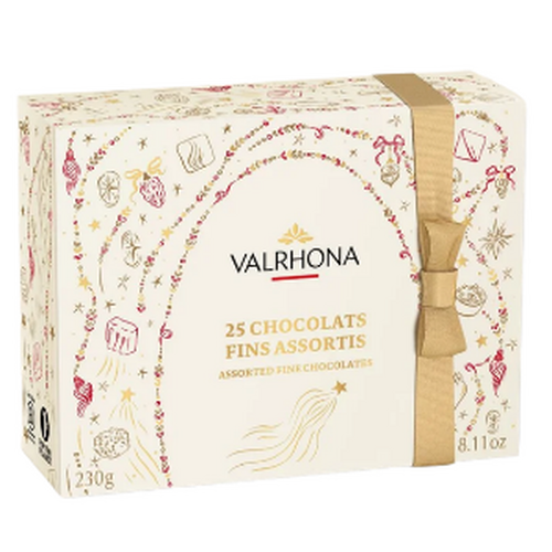 Ballotin 25 chocolats fins assortis 230 g Valrhona