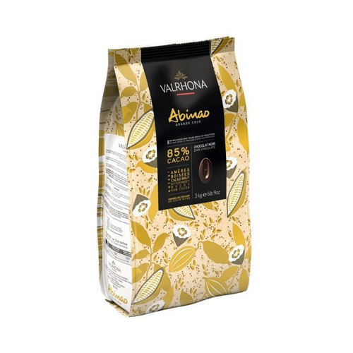 Chocolat noir Abinao 85% Valrhona, fèves 3 kg