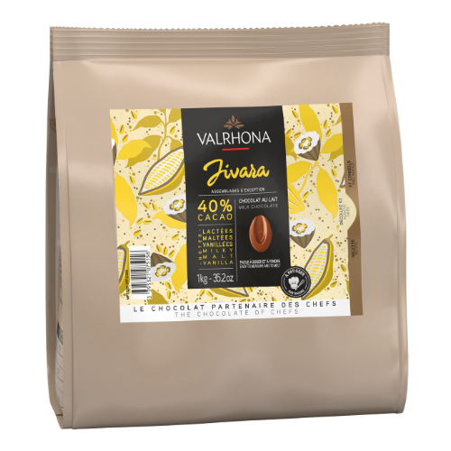 Sac de fèves Jivara 40% 1kg Valrhona