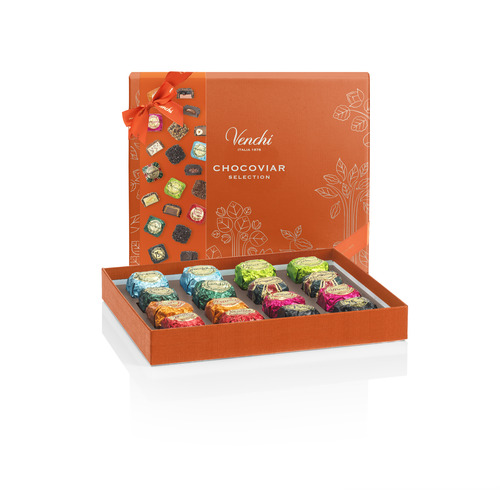 Boîte cadeau en métal Chocoviar 313 g Venchi