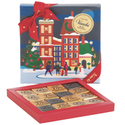Mini Napolitains assortis Venchi, un délice chocolaté pour Noël.