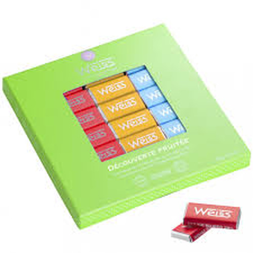 Coffret de 36 napolitains découverte fruitée 240 g Weiss