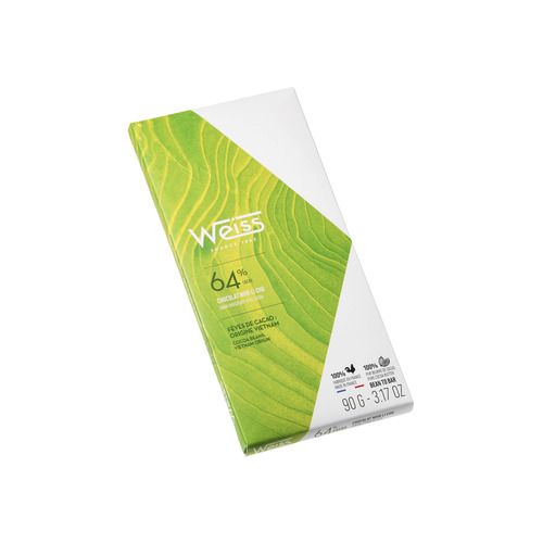 Tablette de chocolat Noir Li Chu 64% - 90g Weiss