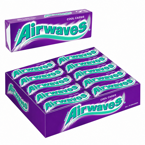 Boite de 30 étuis cassis Airwaves